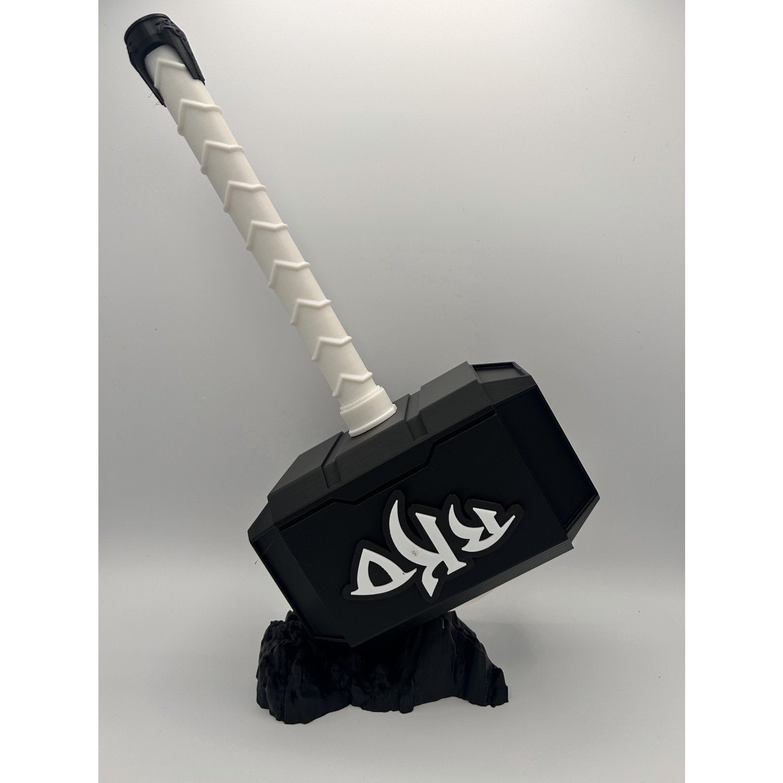 Randy Orton WWE inspired Thor hammer and rock stand