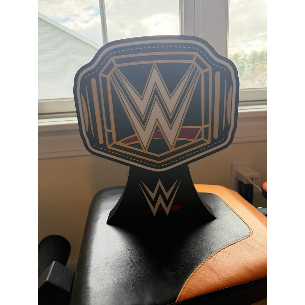 WWE LED light box!    Come with a stand for your desk or shelf!